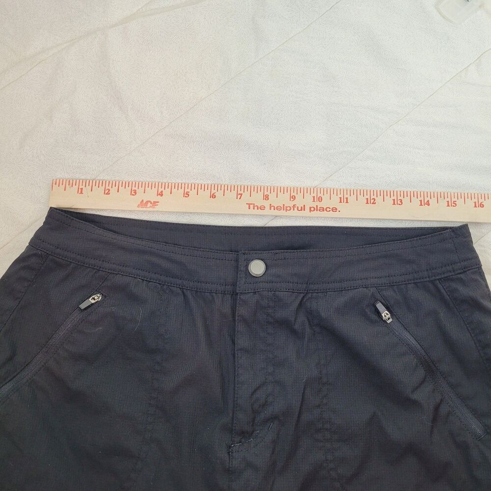 te verde Athletic Black Skort S Built-in Shorts Zipper Pocket Nylon Spandex Golf - Picture 4 of 10